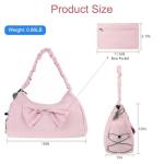 Pink Yoga Mat Bag with Shoe and Wet Pockets