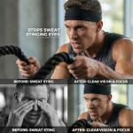 Mens Sports Headband Set for Yoga & Fitness