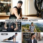 Mens Sports Headband Set for Yoga & Fitness