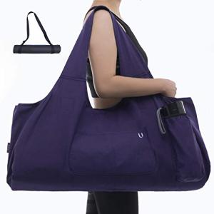 Large Yoga Mat Tote with Multi-Functional Pockets