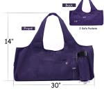 Large Yoga Mat Tote with Multi-Functional Pockets