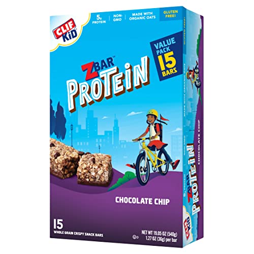 Clif Kid ZBAR- Protein Granola Bars – Value Pack with Stickers- Gluten Free