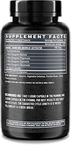 Nutrex Research Anabol Hardcore Anabolic Activator, Muscle Builder and Hardening Agent, 60 Pills (Pack of 6)…