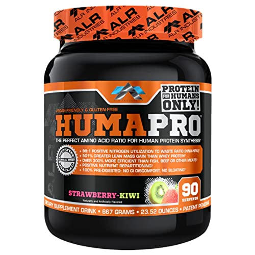 ALR Industries Humapro, Protein Matrix Blend, Formulated for Humans, Amino Acids, Lean Muscle, Vegan Friendly, 667 Grams (Strawberry Kiwi)