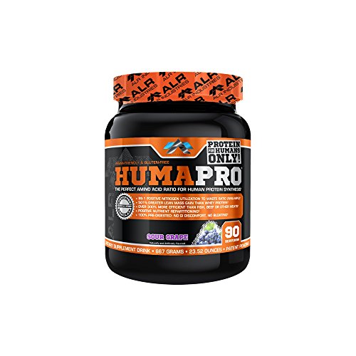 ALR Industries Humapro, Protein Matrix Blend, Formulated for Humans, Amino Acids, Lean Muscle, Vegan Friendly, 667 Grams (Sour Grape)