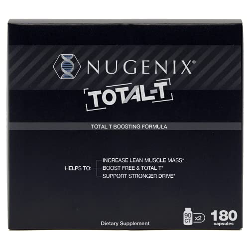 Nugenix Total-T - Free and Total Testosterone Booster for Men, 180 Count