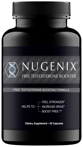 Nugenix Free Testosterone Booster for Men, 30 Count
