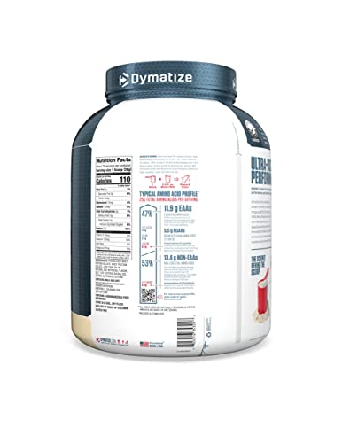 Dymatize ISO 100 Protein Powder, Vanilla 5 Pound & Optimum Nutrition Micronized Creatine Monohydrate Powder, Unflavored, Keto Friendly, 120 Servings
