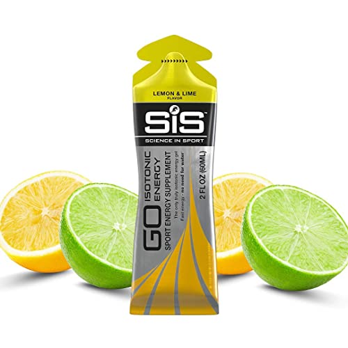 Science in Sport Isotonic Energy Gels, 22g Fast Acting Carbohydrates, Performance & Endurance Sport Nutrition for Athletes, Energy Gels for Running, Cycling, Triathlon, Lemon & Lime - 2 oz - 6 Pack