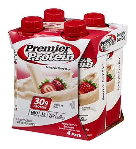 Premier Protein High Protein Shake Strawberries & Cream - 4 CT