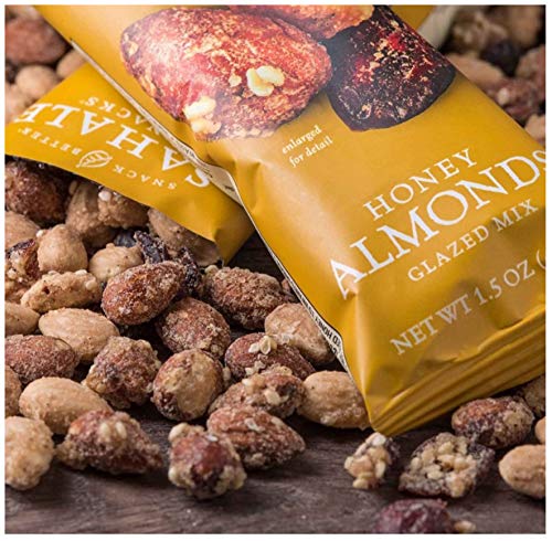 Sahale Snacks Honey Almonds Glazed Mix, 1.5 Ounces (Pack of 18)
