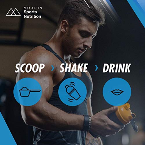 Modern BCAA+ Original Branched Chain Amino Acid Powder Pineapple Strawberry | Sugar Free Post Workout Muscle Recovery & Hydration Drink with 15g Aminos and 8:1:1 BCAA Ratio for Men & Women 30 Servings