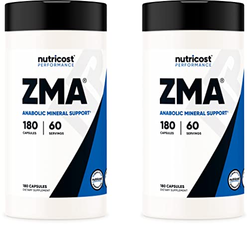 Nutricost ZMA 180 Capsules (2 Bottles)