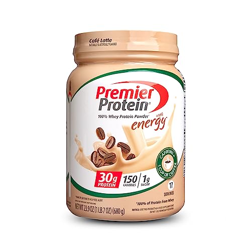 Premier Protein Powder, Chocolate Milkshake, 30g Protein, 1g Sugar, 100% Whey Protein, Keto Friendly, No Soy Ingredients, Gluten Free, 17 Servings, 24.5 Ounces