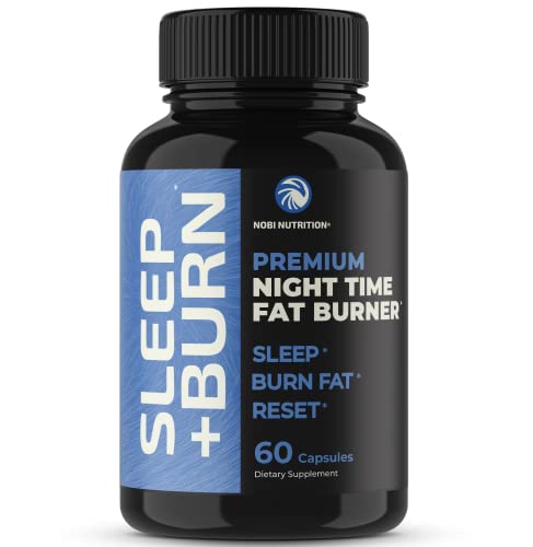Night Time Fat Burner | Shred Fat While You Sleep | Hunger Suppressant, Carb Blocker & Weight Loss Support Supplements | Burn Belly Fat, Support Metabolism & Fall Asleep Fast | 60 Nighttime Pills