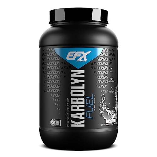 EFX Sports Karbolyn Fuel Complex Carbohydrate Post Workout & Pre Workout Powder Clinically Tested Intense Energy Supplement Shake (Neutral, 4.4 Pounds)