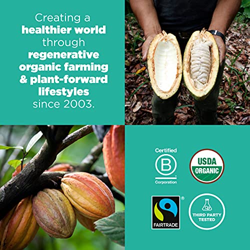 Navitas Organics Cacao Powder, 16 oz. Bags (Pack of 2) — Organic, Non-GMO, Fair Trade, Gluten-Free (19-002)