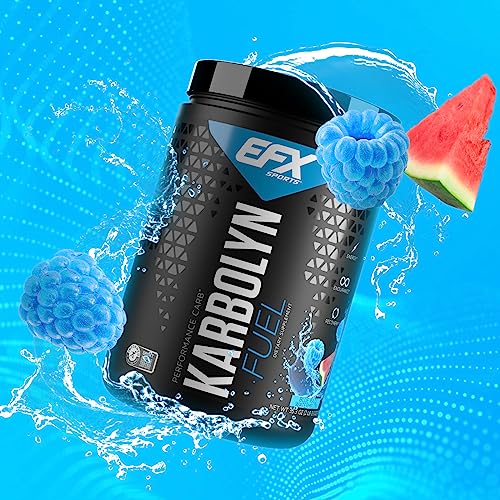 EFX Sports Karbolyn Fuel Complex Carbohydrate Post Workout & Pre Workout Powder Clinically Tested Intense Energy Supplement Shake