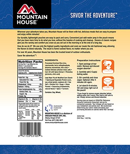 Mountain House Rice & Chicken 6-Pack