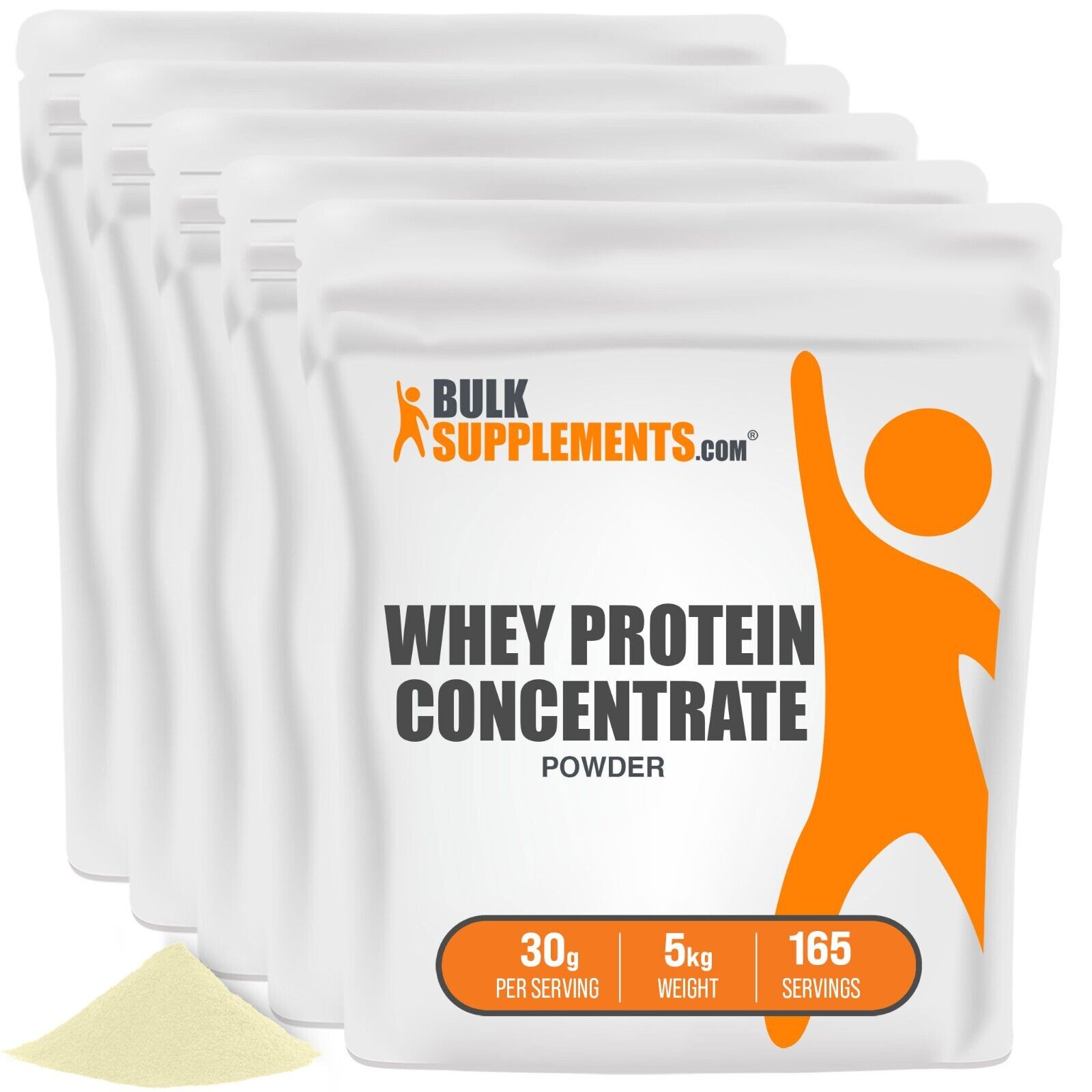 BULKSUPPLEMENTS.COM Whey Protein Concentrate Powder - Whey Protein Powder - Flavorless Protein Powder - Protein Powder Unflavored - 30g (with 23g Protein) per Serving (5 Kilograms - 11 lbs)