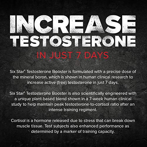 Testosterone Booster for Men Six Star Pro Nutrition Test Booster for Men Extreme Strength + Enhances Training Performance + Scientifically Researched Test Boost Supplement, 60 Pills