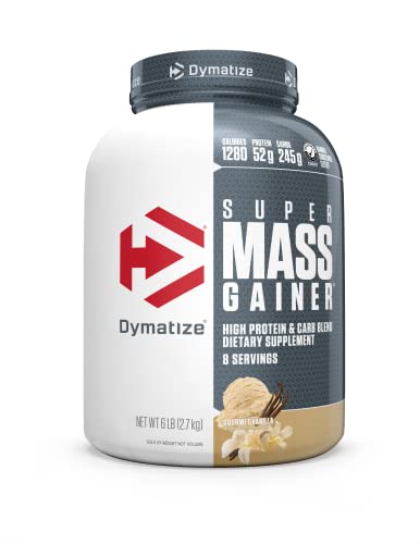 Dymatize Super Mass Gainer Protein Powder with 1280 Calories Per Serving