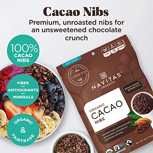 Navitas Naturals Organic Cacao Nibs, 15 Servings