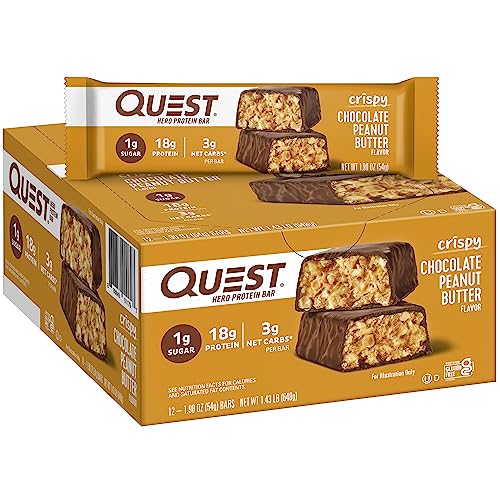 Quest Nutrition Chocolate Peanut Butter, 12 Count