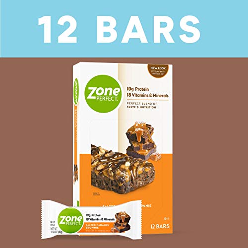 Zone Perfect Nutrition Bar - Salted Caramel Brownie - 1.58 Oz - 0 Ct