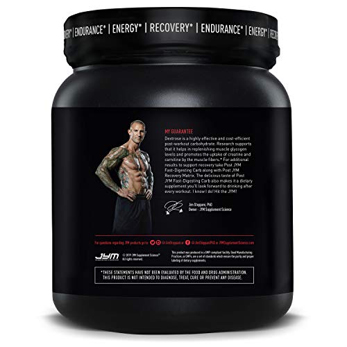 JYM Supplement Science Post FastDigesting Carb PostWorkout Recovery Pure Dextrose Flavor 2.2 Pound, Pink, Rainbow Sherbert, 35 Ounce