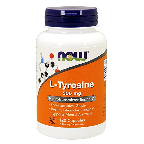 L-Tyrosine 500 mg 120 Capsules (Pack of 2)