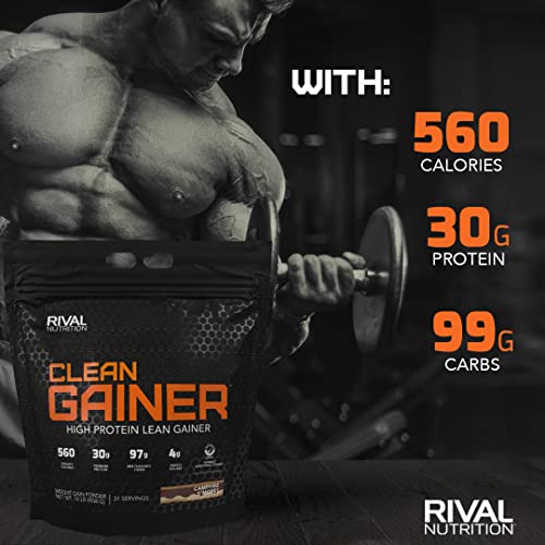 Rivalus Clean Gainer, Chocolate Peanut Butter, 10 Pound