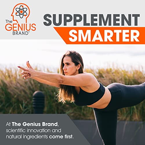 Genius BCAA Energy Powder, Grape Limeade - Nootropic Amino Acids & Muscle Recovery - Natural Vegan BCAAs Workout Supplement for Women & Men (Pre, Intra & Post Workout) - No Artificial Sweeteners