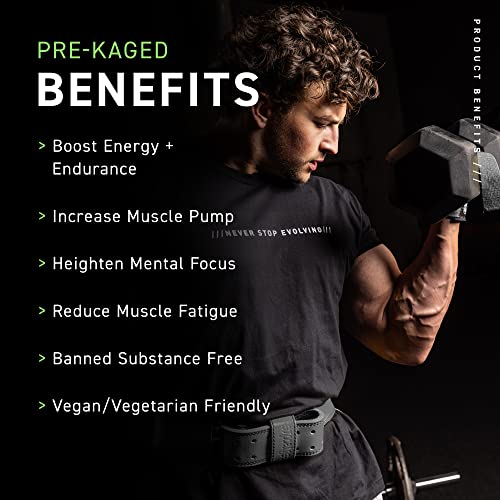 Pre Workout Powder; KAGED MUSCLE Preworkout for Men & Pre Workout Women, Delivers Intense Workout Energy, Focus & Pumps; Supplements, Fruit Punch, Natural Flavors