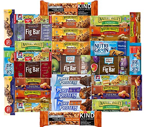 Ultimate Healthy Fitness Box - Protein & Healthy Granola Bars Sampler Snack Box