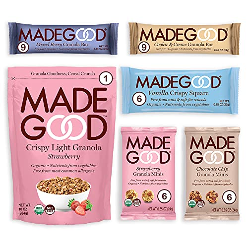 Made Good 37 Ct Classic Favorites Variety Snack Box, 37 Individually Wrapped Snacks - Gluten Free Snacks