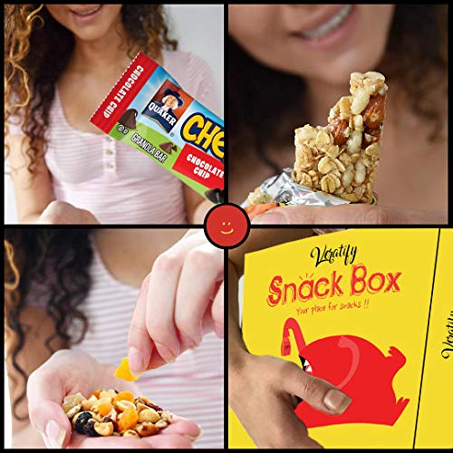 Healthy Snacks To Go (Care Package 66 Count) Healthy Mixed Snack Box & Snacks Gift Variety Pack – Arrangement for office or Home – Granola Bars