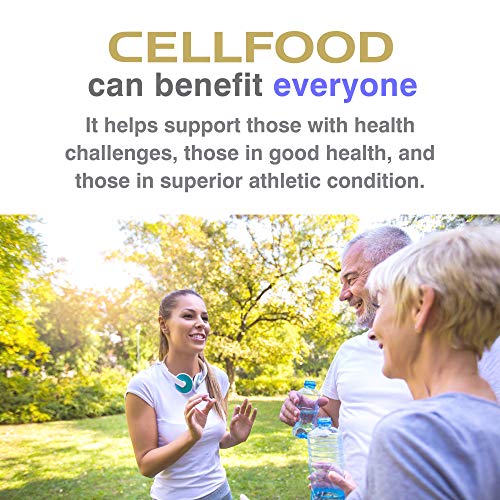 Cellfood Liquid Concentrate - 1 fl oz, 2 Pack - Oxygen + Nutrient Supplement - Supports Immune System, Energy, Endurance, Hydration & Overall Health - Gluten Free, Non-GMO, Kosher - Makes 22+ Quarts