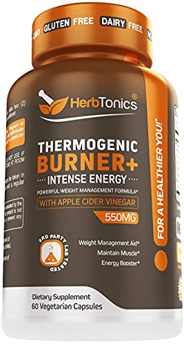 Thermogenic Fat Burner | Weight Loss Pills for Women and Men | Fat Burners Supplement for Man - 60 Vegetarian Pills