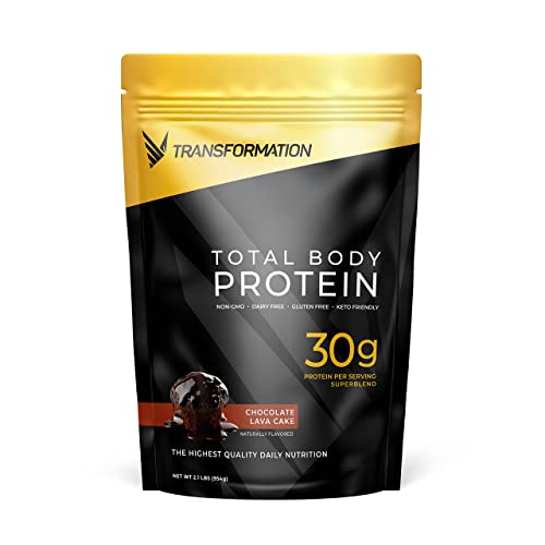 SPR BODY Transformation Protein Super Blend | Egg White, Collagen Peptides, and Plant Protein | 15 Billion CFU Probiotics | Digestive Enzymes | MCT Oil | Low Carb Shake for Men & Women | Chocolate
