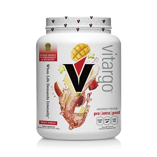 Vitargo Carbohydrate Powder | Feed Muscle Glycogen 2X Faster | 4.4 LB Fruit Punch Pre Workout & Post Workout | Carb Supplement for Recovery, Endurance, Gain Muscle Mass