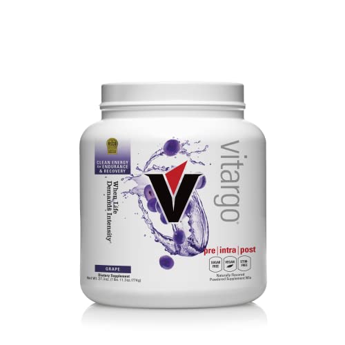 Vitargo Carbohydrate Powder | Feed Muscle Glycogen 2X Faster | 1 LB Grape Pre Workout & Post Workout | Carb Supplement for Recovery, Endurance, Gain Muscle Mass