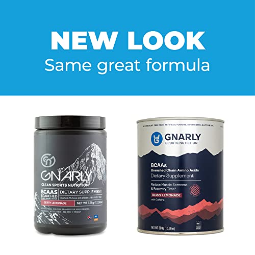 Gnarly Nutrition, BCAA Pre and Post Workout Supplement to Reduce Muscle Soreness
