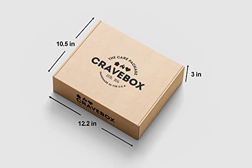 CRAVEBOX Healthy Snack Box Variety Pack Care Package (35 Count) Gift Basket Kids Teens Men Women Adults Health Food Nuts Fruit Nutrition Assortment Mix Sample College Students Office Father's Day