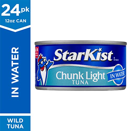 StarKist Chunk Light Tuna in Water, 12 Oz, Pack of 24