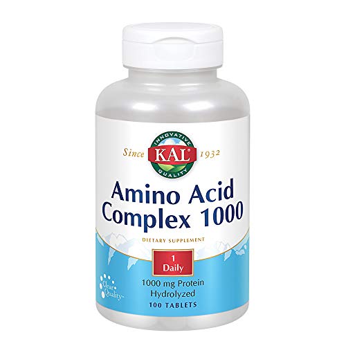 KAL Amino Acid Complex Tablets, 1000 mg, 100 Count