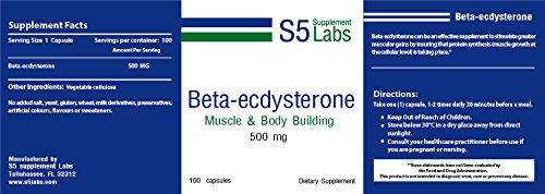 S5 Beta-ecdysterone Beta Ecdysterone 500 mg