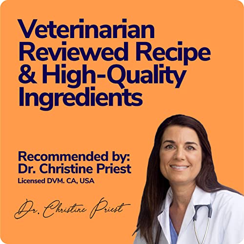 MIRACLE VET High Calorie Weight Gainer for Dogs & Cats 4-in-1 - Mass, Recovery, Appetite Stimulant - Vet-Reviewed - 2,400 kcal - 16 oz