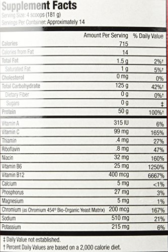 MuscleMeds Carnivor Mass Diet Supplement, Vanilla Caramel, 5.93 Pound (002658)