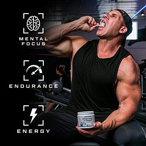 Cutler Nutrition Laser Focus Pre Workout Powder Prevail Preworkout for Men & Women for Intense Endurance Focus and Energy with Caffeine L-Tyrosine and Alpha GPC | Sour Rainbow Candy (40 Servings)
